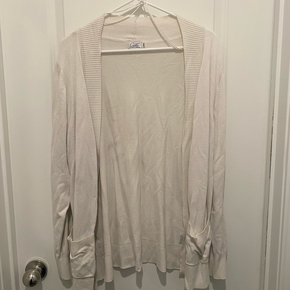 White Cielo Cardigan